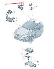 VW Sharan 7N Handy Kontrolle Einheit 561035624IDU Neu Original