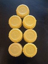 MEDELA Breast Milk Storage Bottle Collar Ring Labeling Lid set of 7