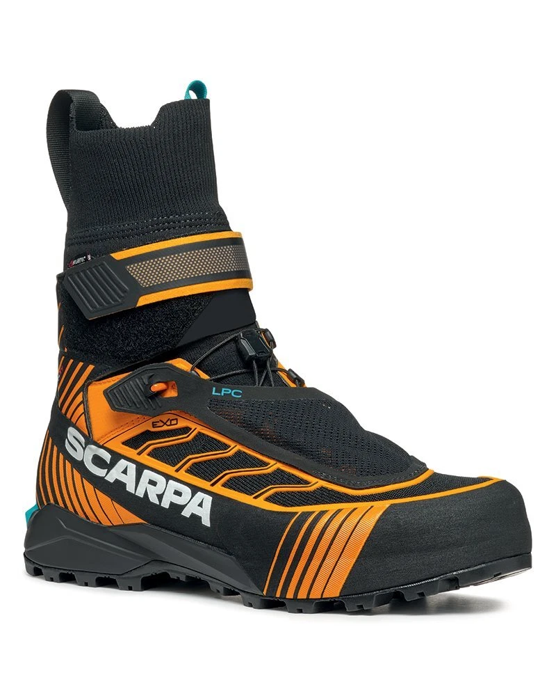 Rebel Tech 3.0 HD Mountaineering Shoes for Men Black Bright Orange