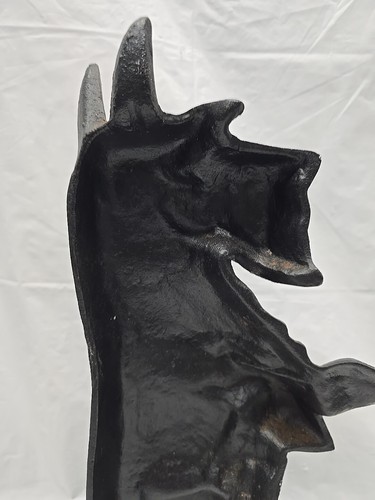 Vintage Cast Iron Scottish Terrier "SCOTTIE" Dog Door Stop 14 Inch 6 Lb 14oz - Picture 5 of 14