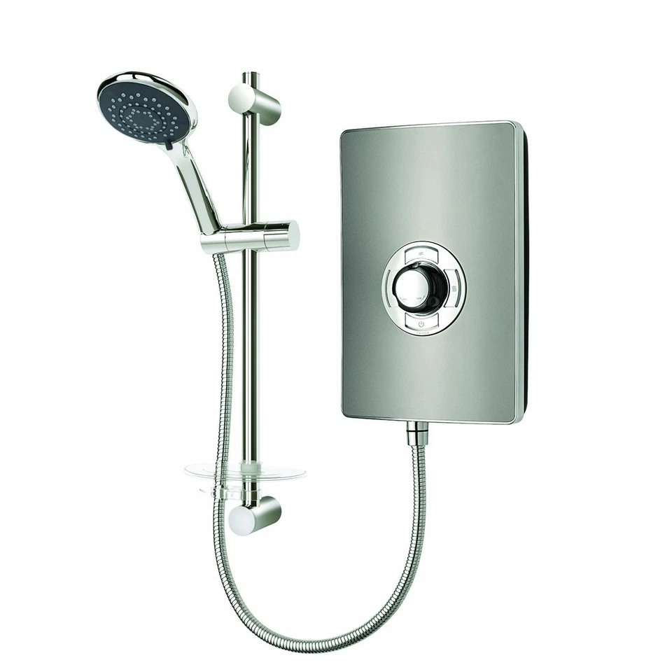 * Triton Aspirante 9.5kw Gun Metal Electric Shower ASP09GUNMTL