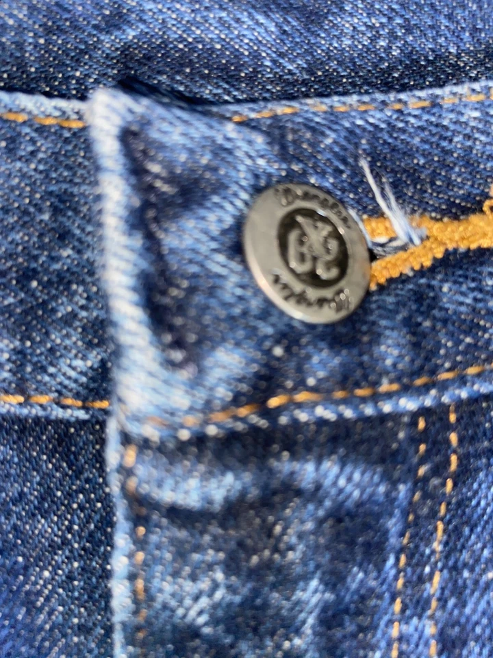 VTG Wrangler Jeans Men's 36x38 (35x39actual) 20X Blue Straight Leg Denim Western - Image 4 of 4