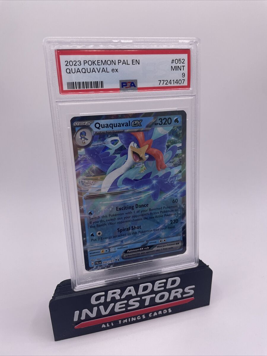 QUAQUAVAL ex PSA 9 MINT POKEMON 2023 Paldea Evolved 052/193 QUAQUAVAL ex PSA 9 MINT POKEMON 2023 Paldea Evolved 052/193