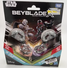 Beyblade X - Star Wars - The Mandalorian 3-60F vs. Moff Gideon 3-70D - New