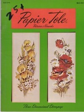 Papier Tole: Three Dimensional Decoupage by Patricia Nimocks Craft Pamphlet 