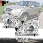 PAIR LH RH Clear Lens Front Head Light Lamp For Honda CR-V CRV G2 2002-2006 RD