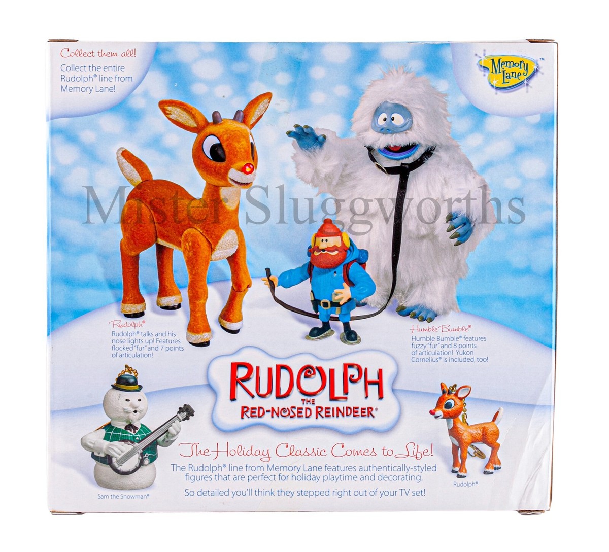 NEW 2006 Memory Lane Rudolph Red Nosed Reindeer Deluxe Talking  display picture 1