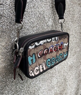 NWT Coach X Mint + Serf Wyatt Crossbody In Signature Canvas CM116  