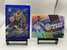2021-22 Panini Optic Blue Velocity Prizm Express Lane Silver Donovan Mitchell