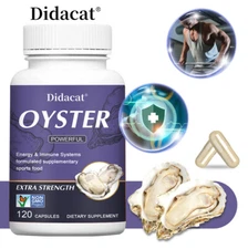 Oyster Extract Powder 1000mg Libido Supplement - 30 to 120 Capsules