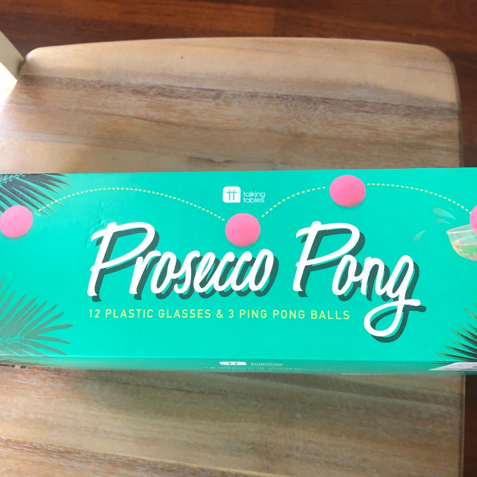 Talking Tables Prosecco Pong Tropical Game - BRAND NEW