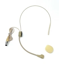 Cardioid Headset Microphone w/ 3-pin XLR Connector for AKG/Samson Wireless