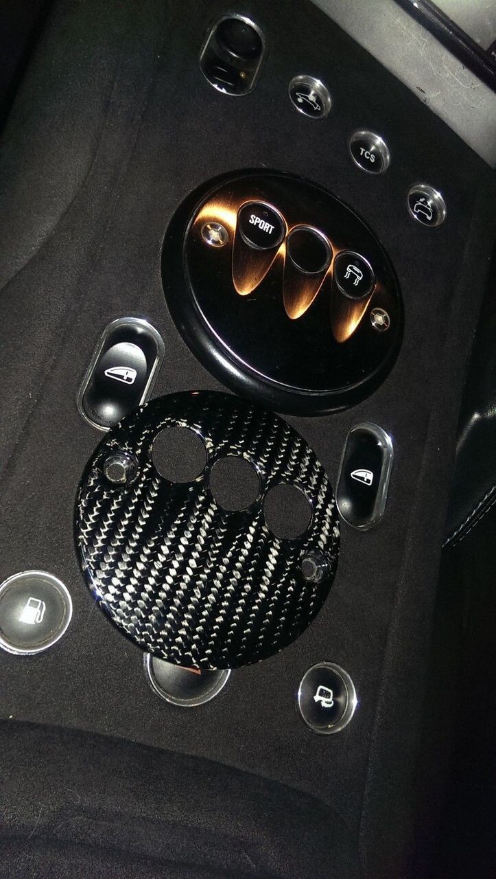 Fit Lamborghini Gallardo 04-14 Carbon Fiber E-Gear Plate Cover E Gear Cover