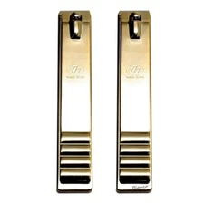 777 Ultra Wide Toe & Nail Clipper Big Mouth 1/8" 3mm wide Gold Color (2 pack)