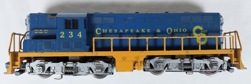 AMERICAN FLYER 234 21234 C&O DIESEL LOCOMOTIVE W/ BELL ORIGINAL 1959 RUNS WELL - Picture 13 of 18