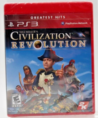 Sid Meier's Civilization Revolution (Sony PlayStation 3, 2008) Brand New Sealed