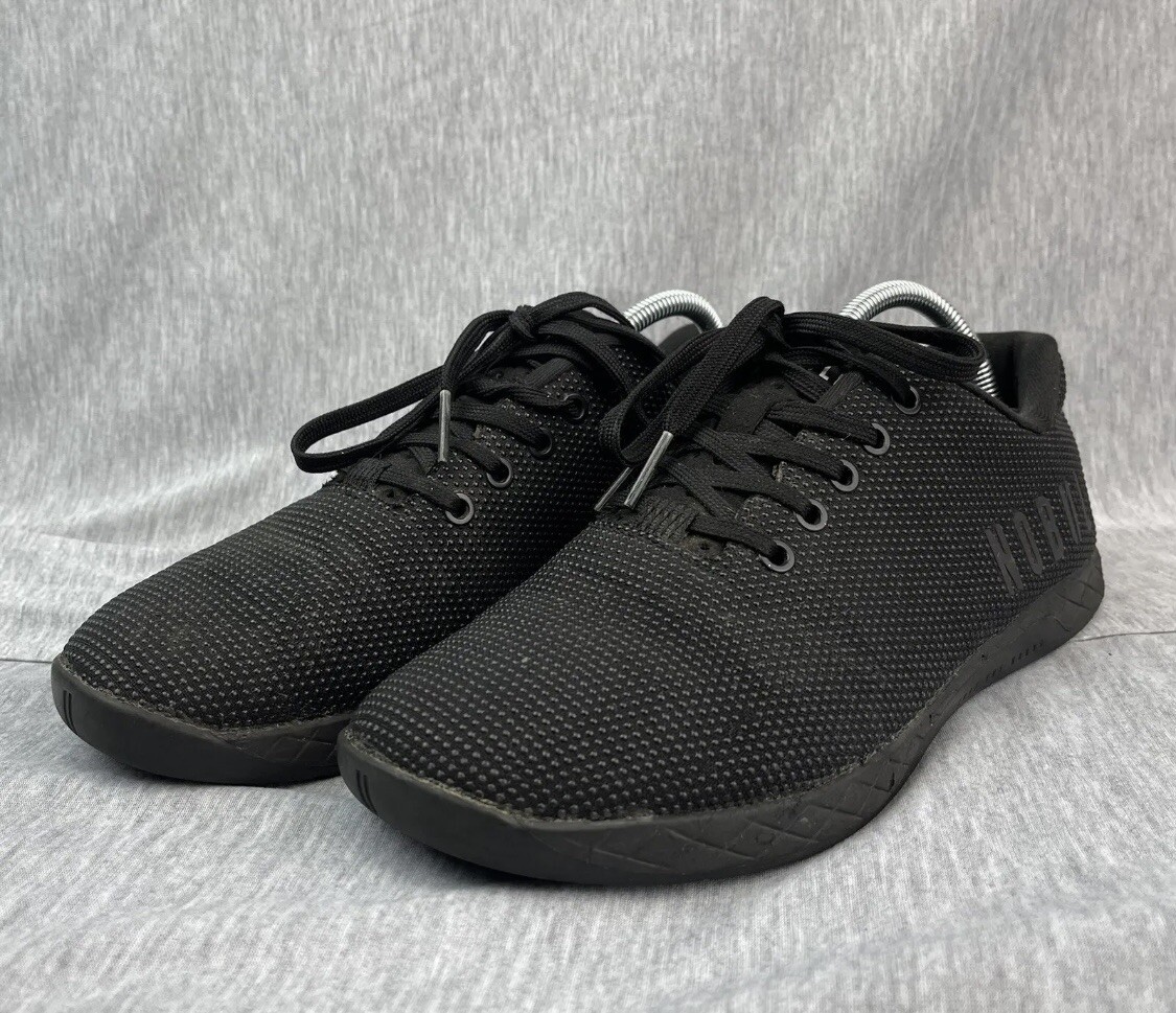 NOBULL Trainer Men\'s Size  8.5 Black Canvas Mid Sneaker Crossfit Lift Athletic s-l400.jpg main image 4