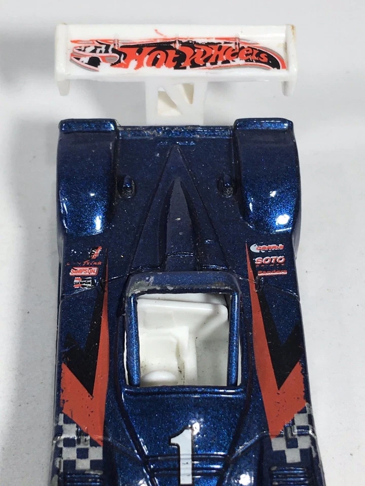 Hot Wheels 2001 Riley & Scott Mk III Metalflake Blue HW First Editions Malaysia - Image 4 of 4