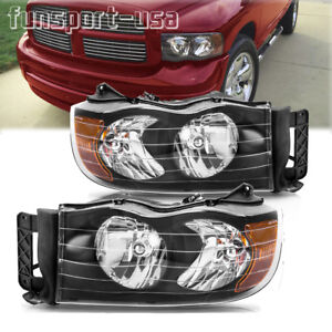 Headlight For 2002-2005 Dodge Ram 1500 2003-2005 Ram 2500 Driver Side w/ bulb 