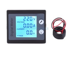 AC 260V 100A Digital LCD Panel Voltage Meter Power Energy Ammeter Voltmeter