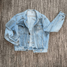 Georges Marciano Guess Women’s Size 20 Jean Jacket Blue Light Wash Denim Vintage