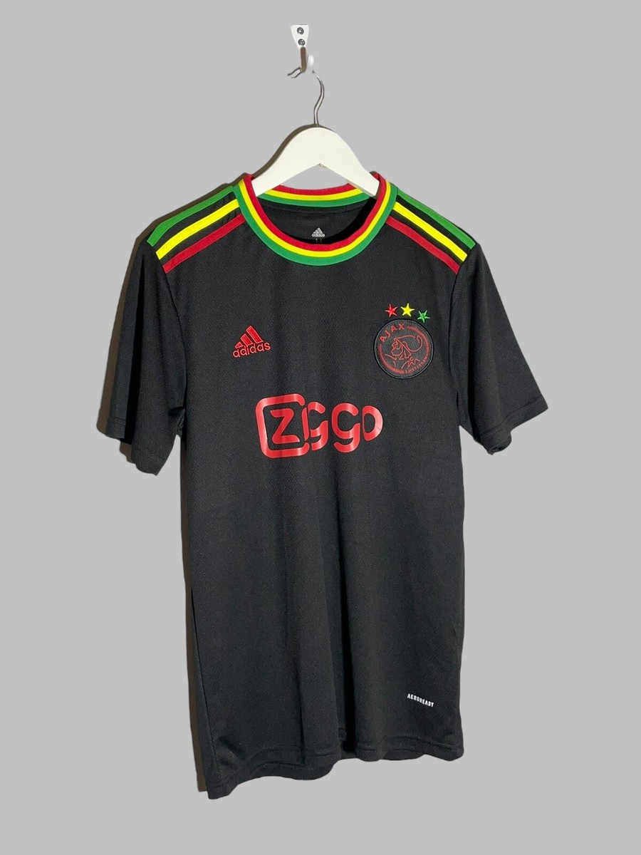 Ajax Amsterdam Adidas 2021/22 Third Rasta Football Shirt Soccer Jersey |  eBay