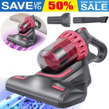 Cordless Handheld Vacuum Cleaner UV Dust Mite Remover Bed Blanket Bed Mattress