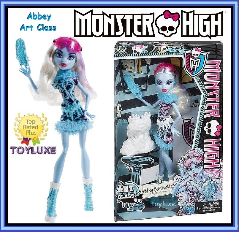 Mattel Monster High Doll Art Class Abbey Bominable BDF13