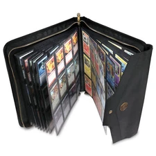 ENHANCE Trading Card Album - 12 Pocket Side Loading Card Binder for 624 Cards