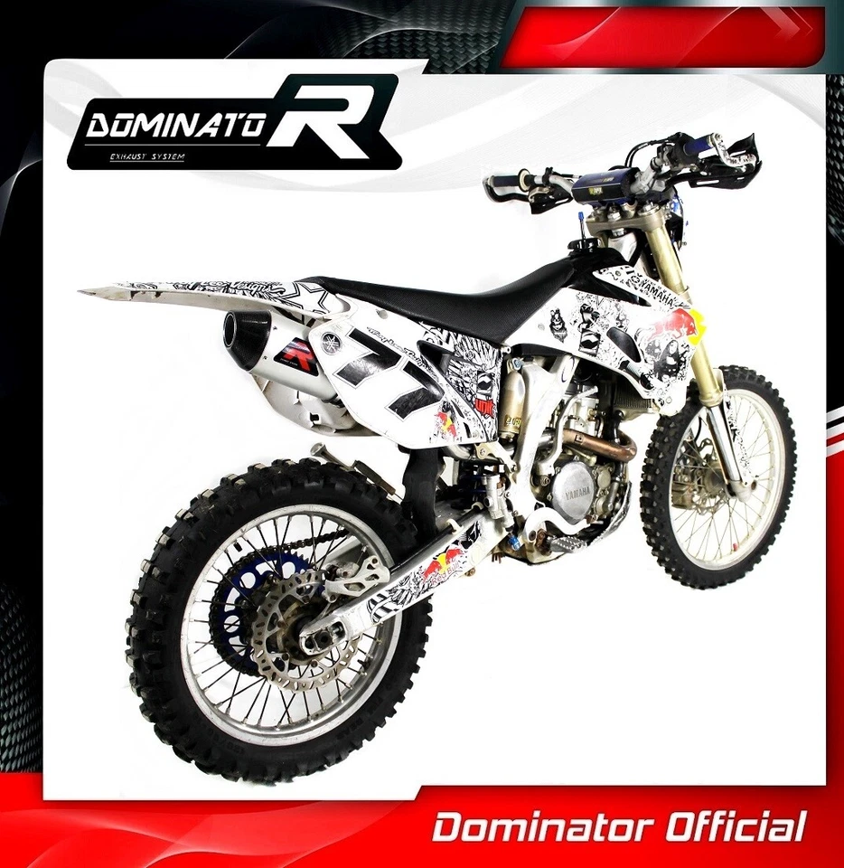 Silenciador silenciador escape WR 250 F MX2 Dominator Racing 2004 2005 2006 Foto 3 de 4