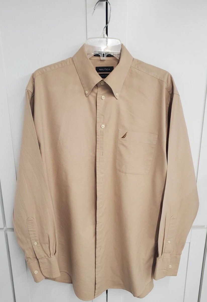 nautica men's long sleeve shirts