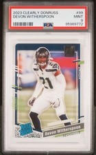 2023 PANINI CLEARLY DONRUSS #99 DEVON WITHERSPOON PSA 9