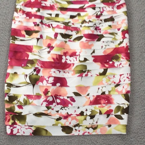 Dress Barn Collection Dress Women 16 Floral Multi Tiered Ruffled Lined Summer - Picture 9 of 12