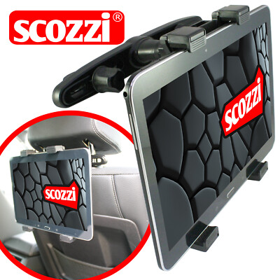SCOZZI  Tablet Halterung Auto KFZ Kopfstützen Universal 7-11'' Halter Rücksitze