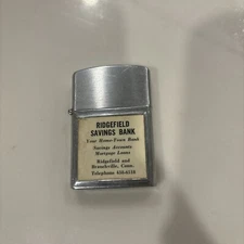 Ridgefield Ct Savings Bank WARCO Lighter Advertisement