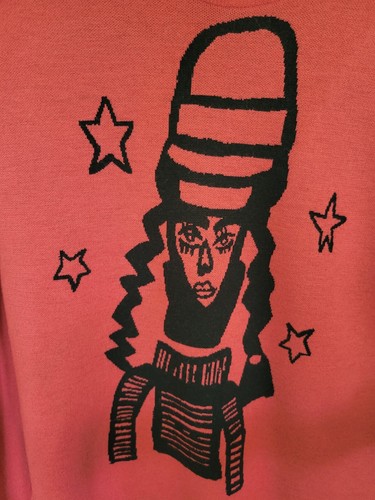 Intoart x John Smedley ' Merino Wool Red Jumper ' A/W 18 Knitwear Large VGC RARE - Picture 6 of 19