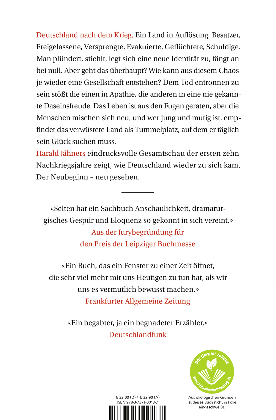 Thumbnail - Harald Jähner / Wolfszeit