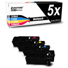 5x Toner Alternative F R Epson C 1750 W CX 17 With Per Ca. 1.400/2.000 Pages