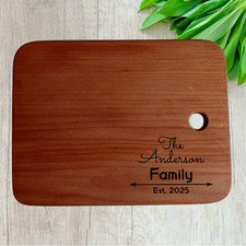 Personalized Cutting bread BBQ Board Beech Chopping Wooden custom cooking gift