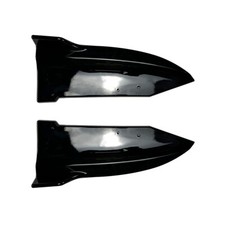 Heckansatz Seitenteile Flaps mit Wing Schwarz für BMW X6 G06 M-Sport 2019-2023