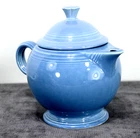 Vintage FIESTA WARE Homer Laughlin Periwinkle Blue, Large Teapot, 44 oz.  MINT!