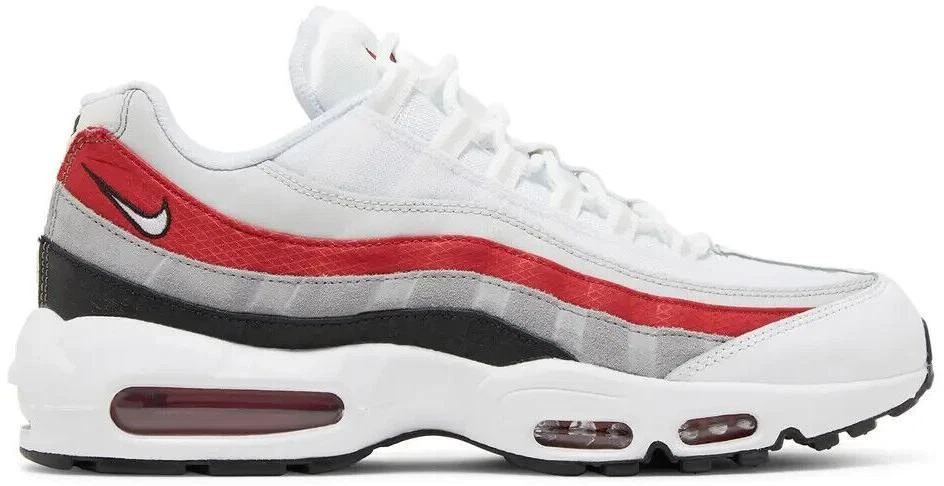Nike Air Max 95 White Varsity Red for Sale | Authenticity
