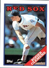 1988 Topps Roger Clemens #70 Boston Red Sox MLB Baseball Pitcher HOF Cy Young...