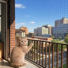 10X26FT Cat Netting Balcony Protection, Anti-Fall Safety Net for Pets 10X26FT