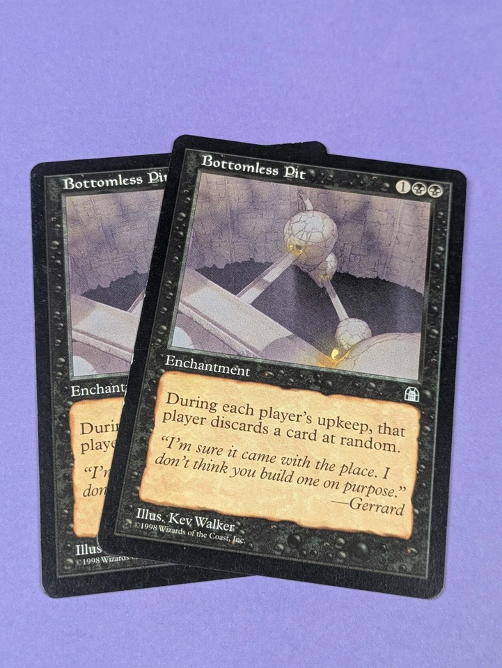 MTG Magic: Stronghold: Bottomless Pit Uncommon - LP - Image 3 of 3
