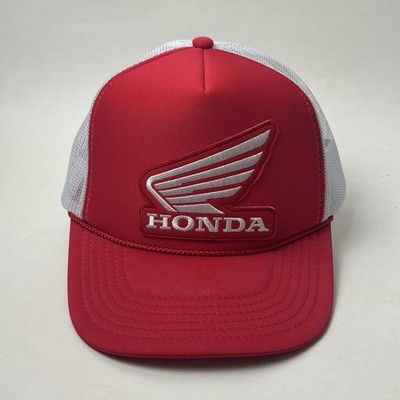Honda Embroidered Trucker Hat   Motorcycle Racing Fans Gift Mesh Cap