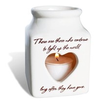 Sympathy Gift, Sympathy Heart Candle, Sympathy Tea Light - There are Those wh...