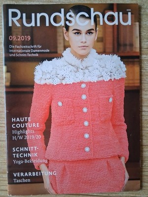 Damerundschau 09.2019 Fachzeitschrift Damen u. Herren Schnittechnik Müller&Sohn