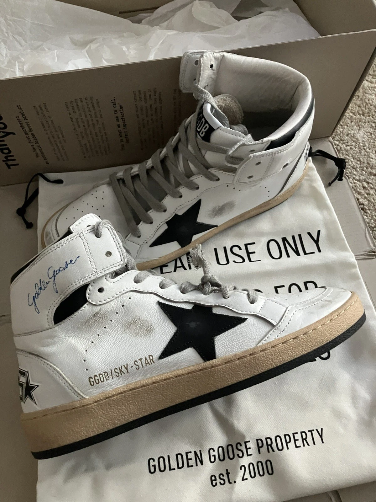 Golden Goose Sky Star Trainers, high tops