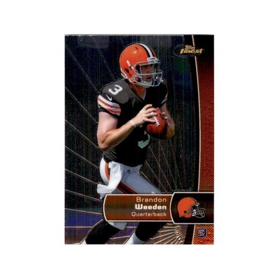 2012 Topps Finest Brandon Weeden Football Cards #102